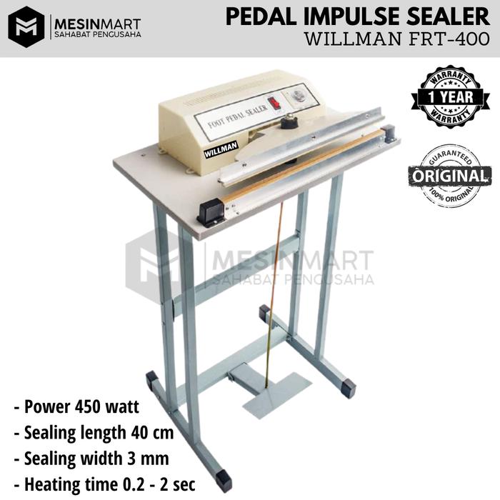 Gambar Mesin Press Plastik Injak/ Pedal Impulse Sealer 40cm FRT-400 dari Mesinmart undefined Tokopedia