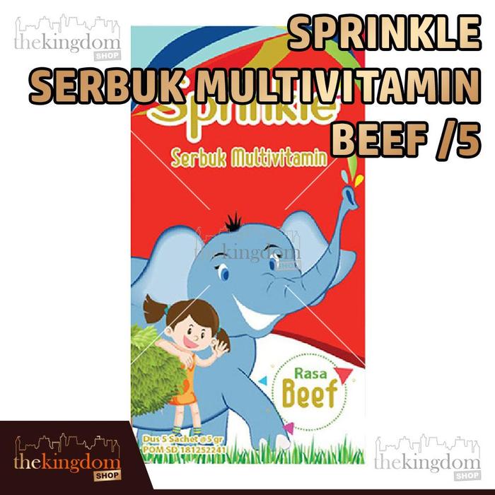 Gambar Sprinkle Serbuk Multivitamin Vitamin Tabur Anak Kids - Beef dari The Kingdom Shop undefined Tokopedia