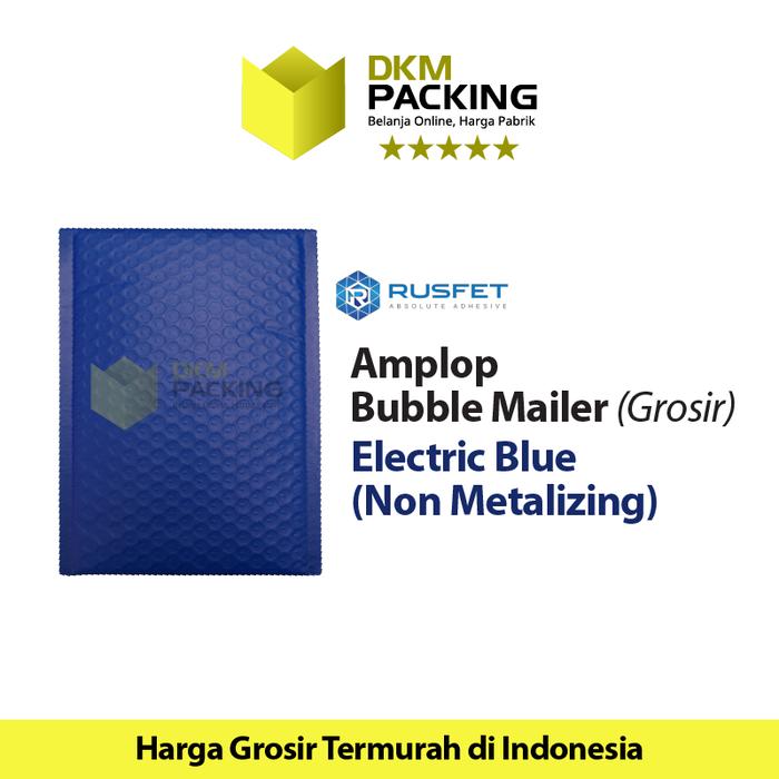 Gambar AMPLOP BUBBLE MAILER BUBBLE WRAP ENVELOPE RUSFET TERMURAH /SATUAN - Electric Blue, 12cm x 18cm dari dkm packing undefined Tokopedia