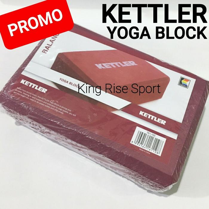 Gambar Kettler Yoga Block - Maroon dari King Rise Sport undefined Tokopedia