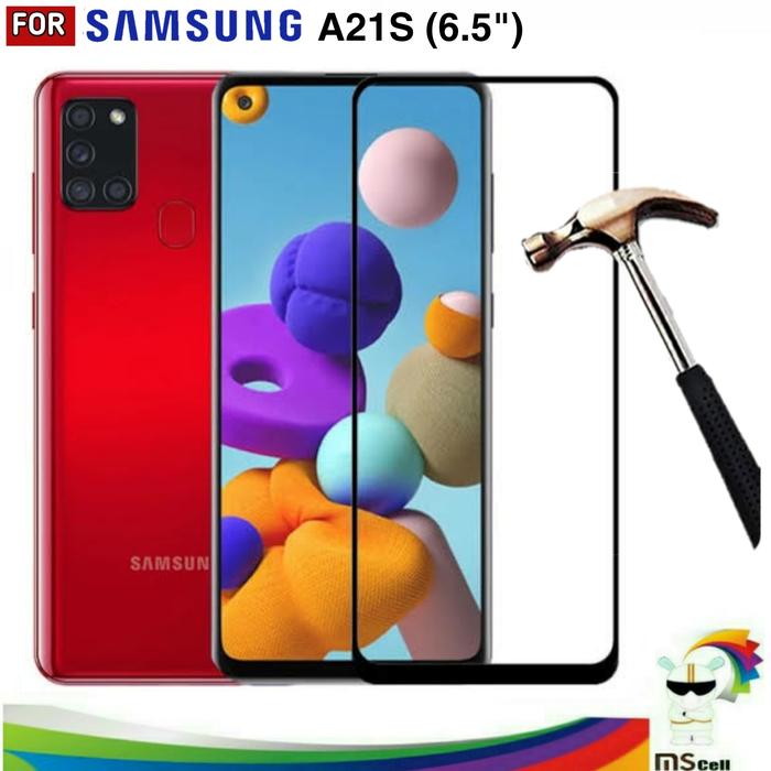 Jual Tempered Glass Samsung A21S TG A21 s Full Layar Anti Gores