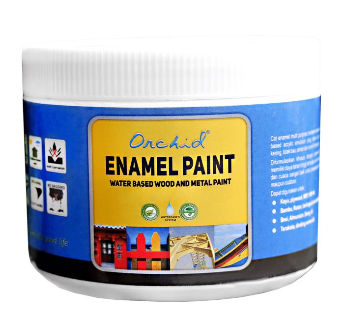 Gambar Cat Kayu / Besi Waterbased Orchid Enamel Paint Solid Colour 400gr - RANDOM dari Crossbond ID undefined Tokopedia