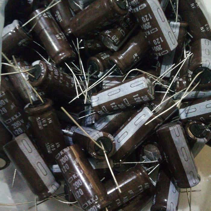 Gambar elco 120 uf 200 v dari arr audio undefined Tokopedia