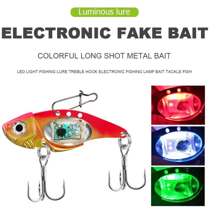 Jual LED Fishing Lure Light Casting Bait Hook Alat Pancing Umpan