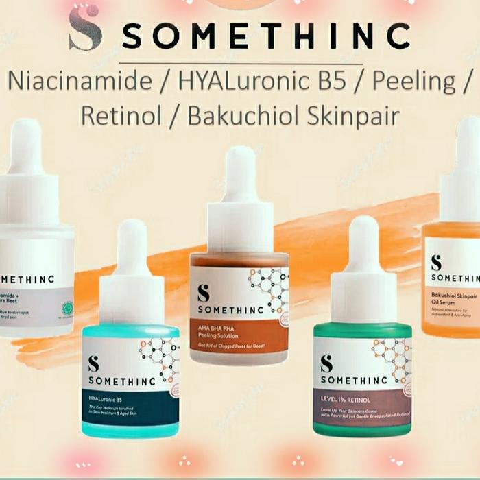Gambar Somethinc Skin Care AHA HYALU B5 NiACIN RETINOL Peeling - BAKUCHIOL, 20 ml dari jerukbali undefined Tokopedia