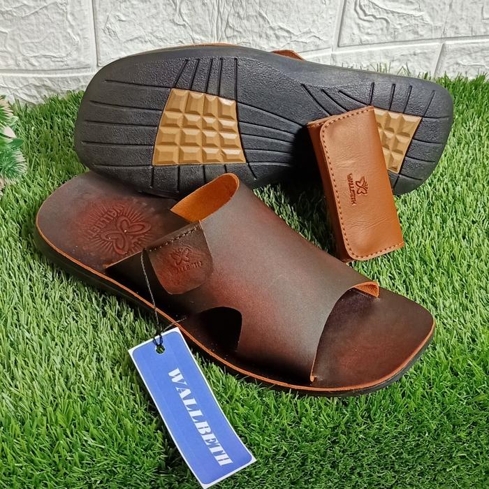 Jual sandal WALLBETH untuk pria kulit asli full sampai alasny bisa cod -  Kota Bandung - WALLBETHSTORE | Tokopedia