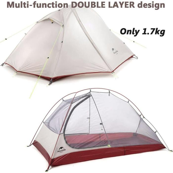 Gambar TENDA SPIDER 2 NATUREHIKE NH18A095-D - Abu-abu dari MTMASTUFF undefined Tokopedia