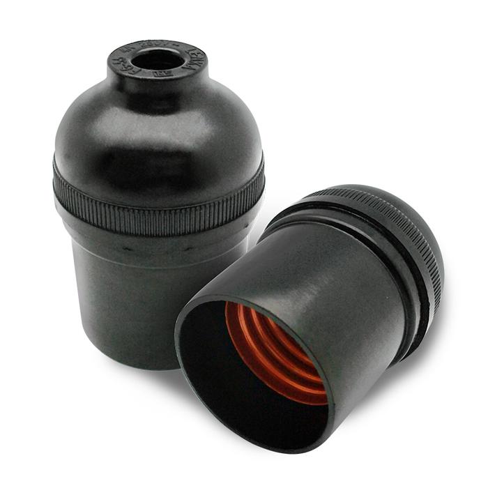 Gambar Fitting Gantung E27 Fitting Lampu E 27 Hitam Putih - Hitam dari Lewis's Shop undefined Tokopedia
