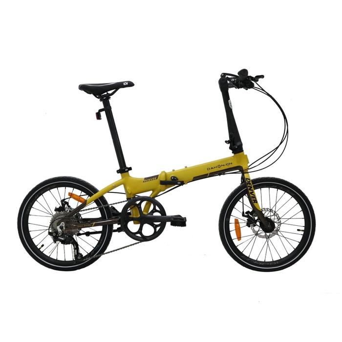 Gambar Sepeda Lipat - Folding Bike Dahon ION Denver 10 Speed 20 Yellow-Black - Kuning dari mvbike undefined Tokopedia