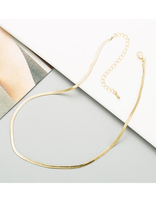 Gambar LRC Kalung Fashion Titanium Steel Snake Bone Chain Necklace P57561 - Gold dari Toko Aksesoris Online undefined Tokopedia