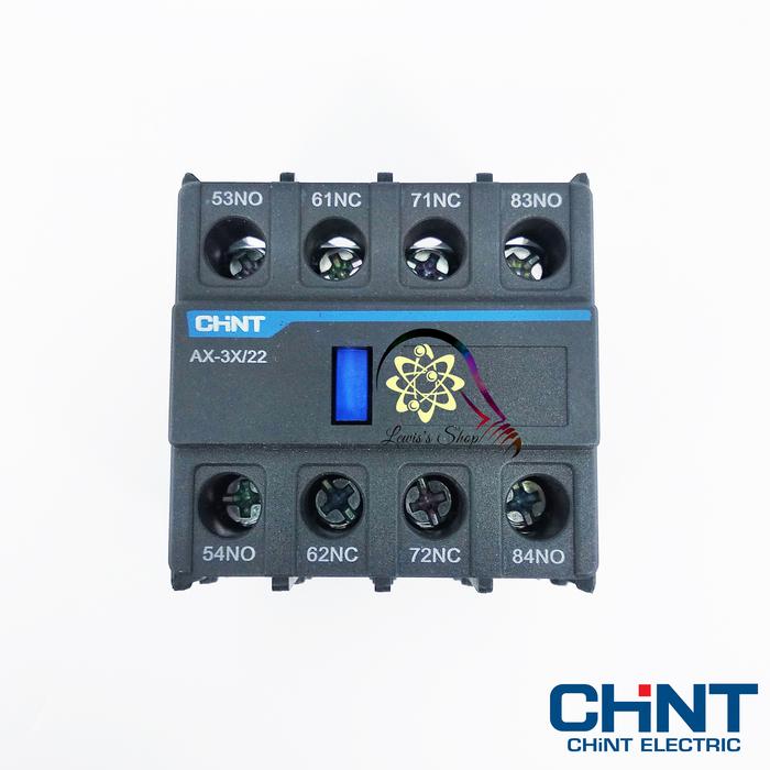 Gambar Chint F4-22 Auxiliary Block Contact AC Contactor Kontaktor 2NO 2NC dari Lewis's Shop undefined Tokopedia