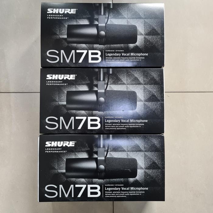 Gambar Shure SM7B Cardioid Dynamic Vocal Microphone dari TOP MUSIK INDONESIA undefined Tokopedia