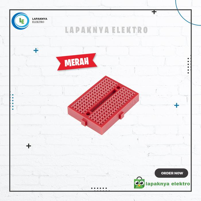 Gambar Breadboard Project board 170 Holes Projectboard mini Solderless - Merah dari lapaknya elektro undefined 3 Tokopedia