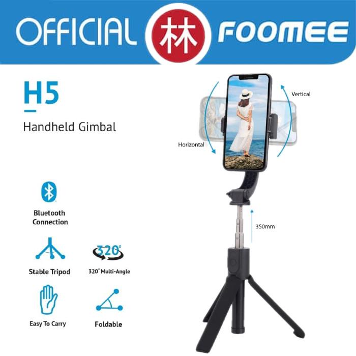 Gambar Foomee H5 Handheld Gimbal Stabilizer Smartphone MultiFungsi dari Liem Group undefined Tokopedia