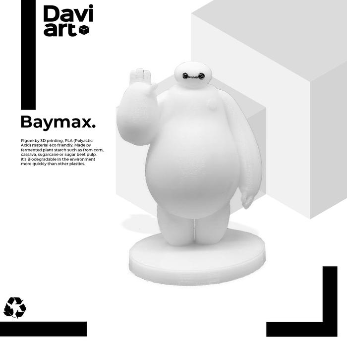 Gambar Baymax Figure/ Mainan, Pajangan lucu 3D printing dari toko daviart undefined Tokopedia