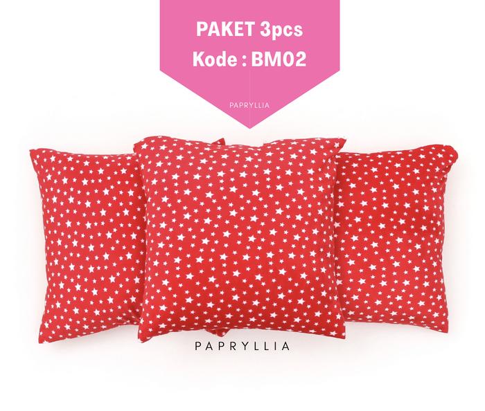 Gambar Krucils Store - Paket 3pcs Sarung Bantal Sofa/Kursi Motif (Kode: BM02) - 30x30cm dari KRUCILS.STORE undefined 3 Tokopedia