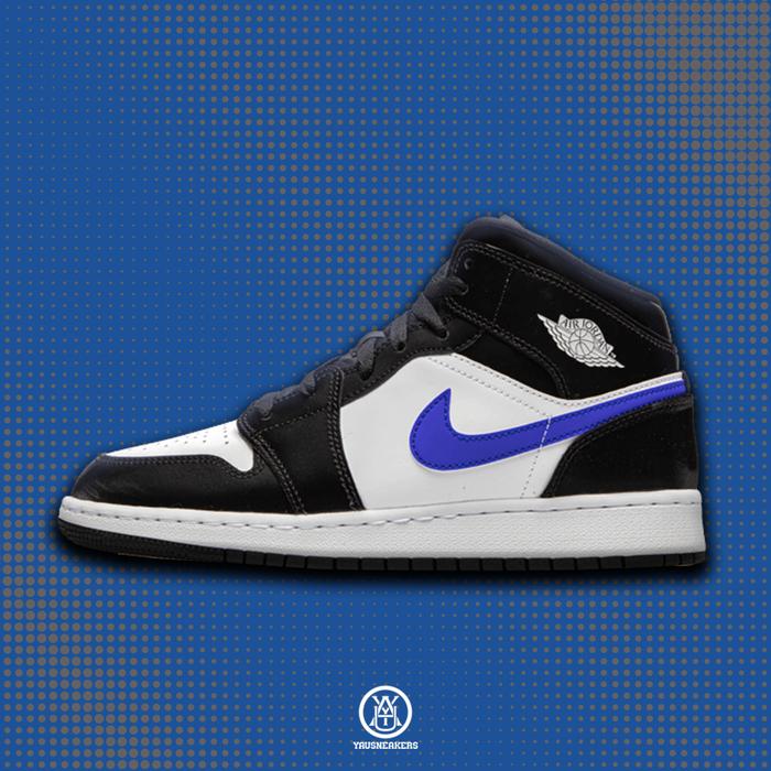 Jual Air Jordan 1 Mid Racer Blue - Kab 