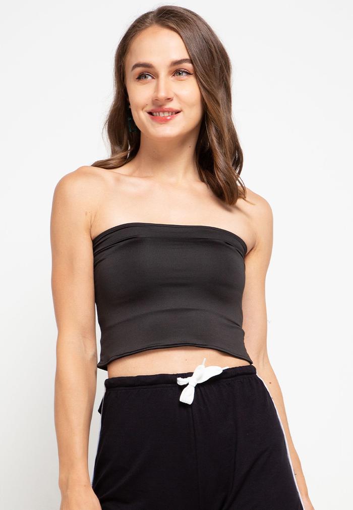 Gambar LTD57 kemben tube top pendek hitam thirdday - S dari THIRD DAY Kota Bandung Tokopedia