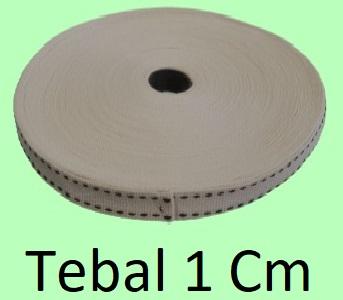 Gambar Pita Kado Organdi Hias Tali Grosgrain Motif Bintik Per Meter - Cream dari Nyonya Lie undefined Tokopedia