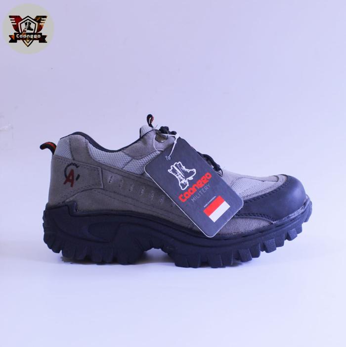 Gambar SEPATU HIKING OUTDOR TINGGI SEMATA KAKI CAANGGO MILITERY - 44, Abu-abu dari Allostore_NEW undefined Tokopedia