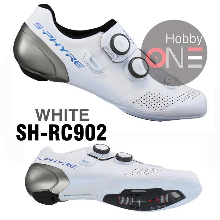 Jual SHIMANO RC9 SH-RC902 WHITE WIDE Sepatu Cleat Road Bike
