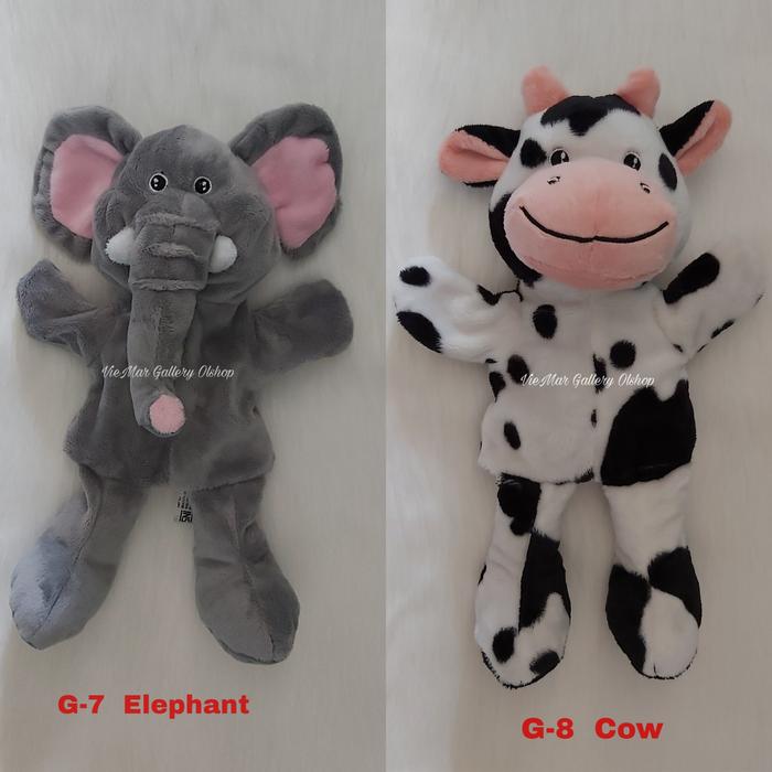 Gambar Limited Mainan Anak Boneka Tangan Karakter Binatang Hewan Edukasi - Elephant / Cow dari VieMar Gallery undefined Tokopedia