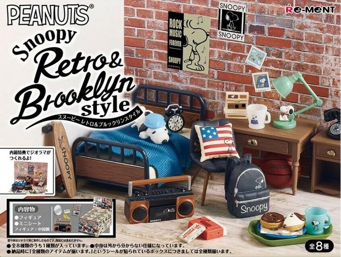 Gambar Re-Ment Miniature Peanuts Snoopy Retro Brooklyn Style Room (FULL SET) dari Lady's Book undefined Tokopedia