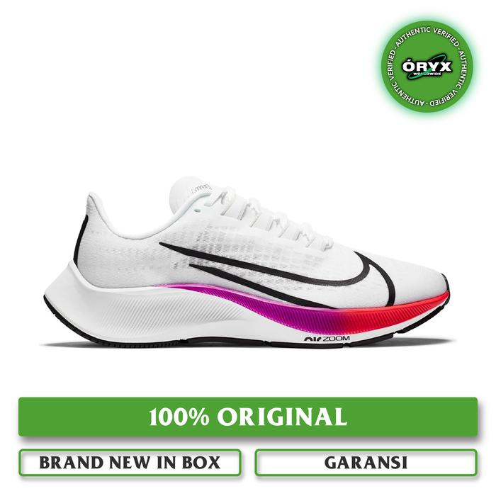 Jual Nike Air Zoom Pegasus 37 White Hyper Violet Flash Crimson