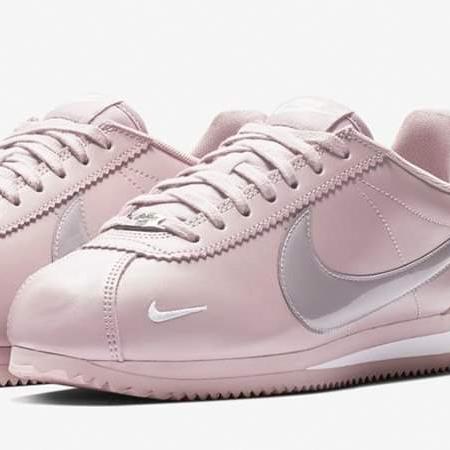 nike classic cortez premium plum chalk