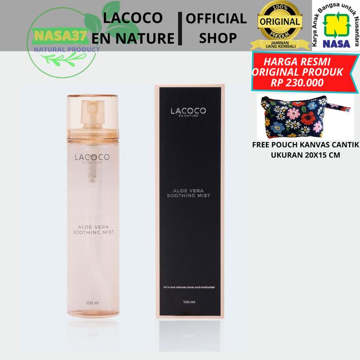 Gambar LACOCO ALOE VERA SHOOTING FACE MIST ORIGINAL PEMBERSIH WAJAH / MAKE UP dari natural37 undefined Tokopedia