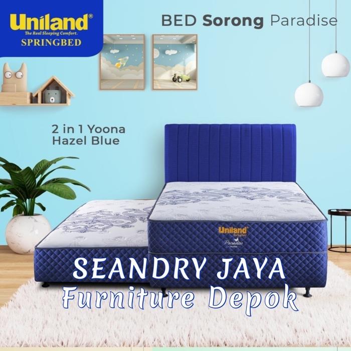 Gambar SPRING BED 2 IN 1 SORONG/TEMPAT TIDUR SORONG UNILAND/ FURNITURE DEPOK - 90 X 200 dari SEANDRY JAYA Furniture Depok undefined Tokopedia