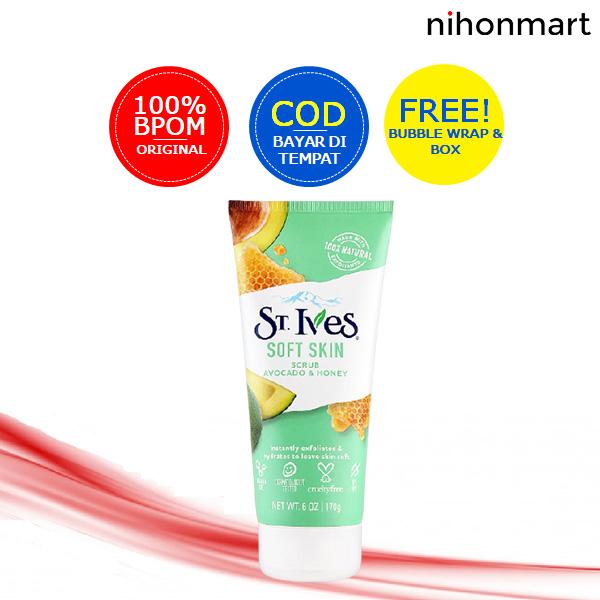 Gambar St Ives Soft Skin Avocado & Honey Face Scrub 170g dari nihonmart undefined Tokopedia