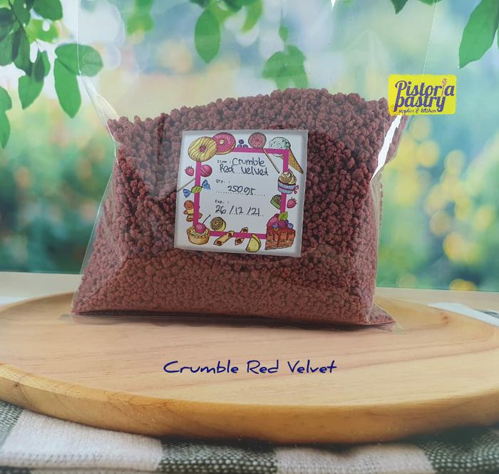 Gambar Fine Cookie Crumble kemasan 250gr - red velvet/matcha/caramel - Red Velvet dari Pistoria Pastry Supplies undefined Tokopedia