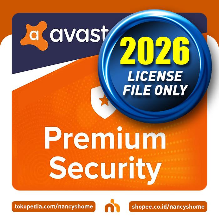 Jual Antivirus Avast Premium Security 2026 License File License Key Only Kota Depok Nancy S Home Tokopedia
