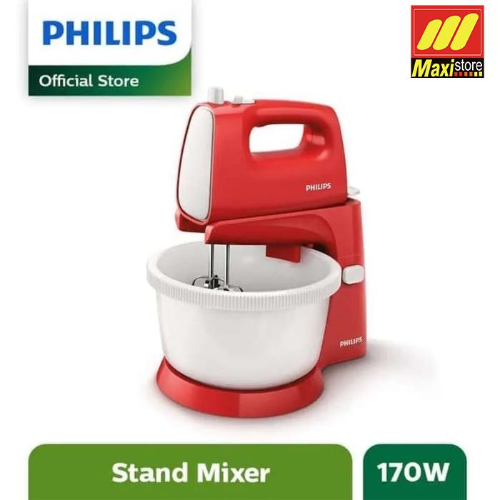 Gambar Stand Mixer Philips HR-1559 -Maxistore - Merah dari Maxi Store Makassar undefined 2 Tokopedia