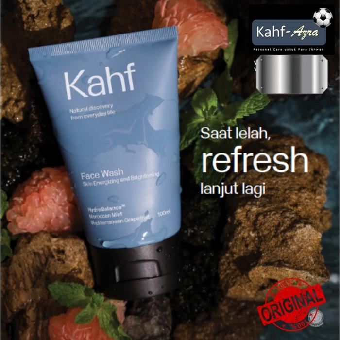 Gambar Kahf Sabun Cuci Muka Pria - Biru dari mukenapoetibyazra undefined Tokopedia