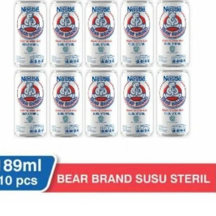 Gambar BEAR BRAND Ready To Drink Milk Tin 189ml 10pcs dari sembako murahade undefined Tokopedia