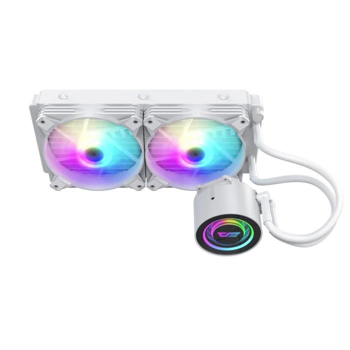 Gambar darkFlash DX240 V2 240mm AIO Liquid Cooler - White Edition dari Redcomp undefined Tokopedia