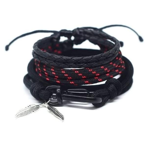 Gambar gelang pria 1 paket isi 3 gelang dari overpassion undefined Tokopedia