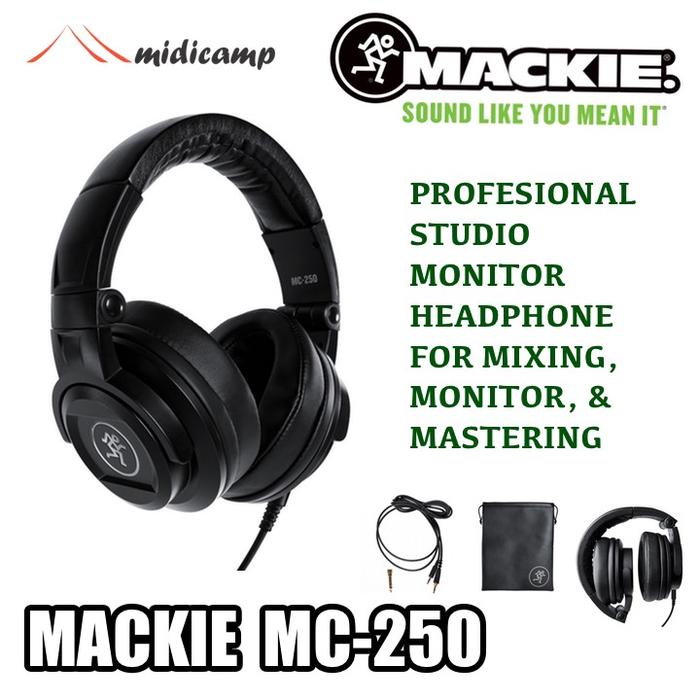 Gambar Headphone Flat Mackie MC250 MC 250 Profesional Recording Monitor dari MIDICAMP undefined Tokopedia