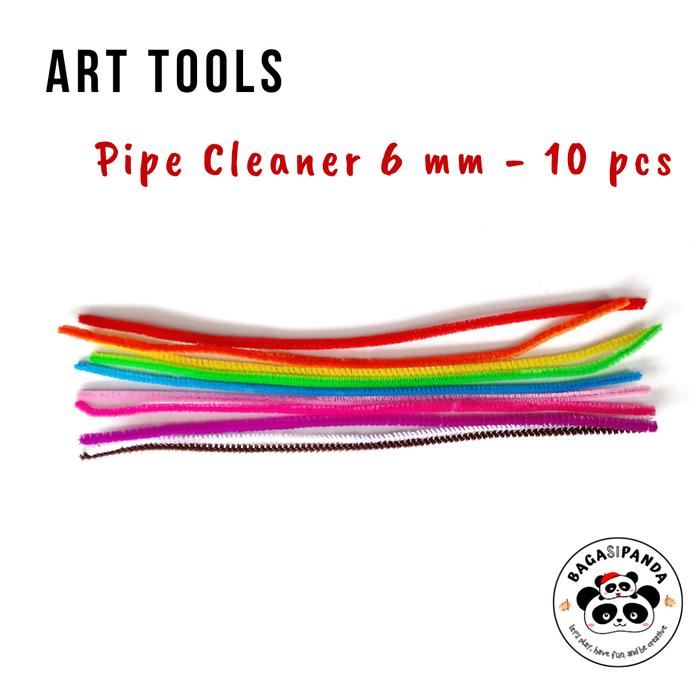 Gambar Pipe Cleaner / Kawat Bulu / Bulu Mercy isi 10 - 6 mm dari Bagasi Panda undefined Tokopedia