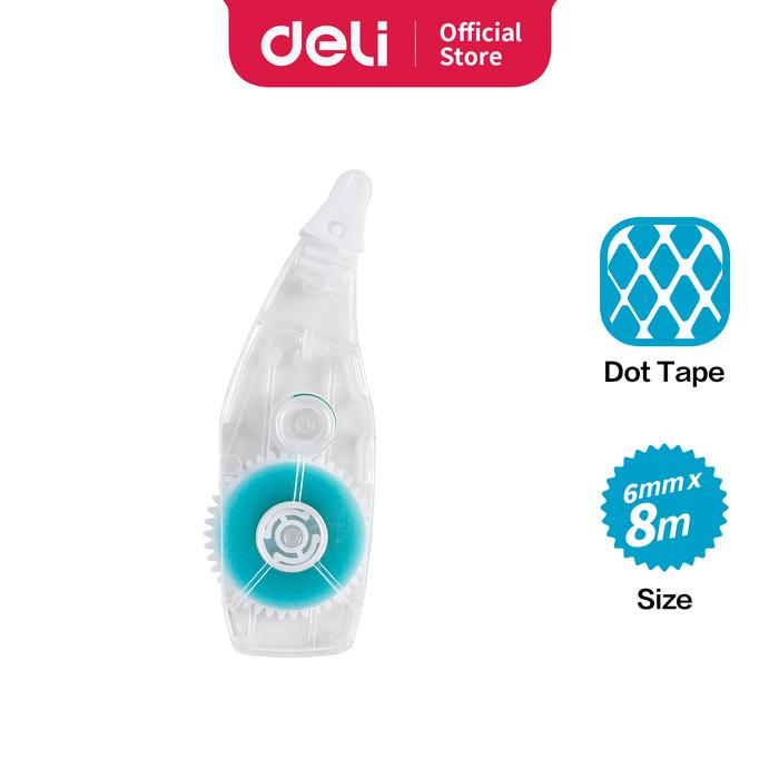 Gambar Deli Lem Roll / Perekat Roll Adhasive roller & reffil EA49011/EA49112 - Reffil 6mmx8mm dari Deli Stationery Indonesia undefined Tokopedia