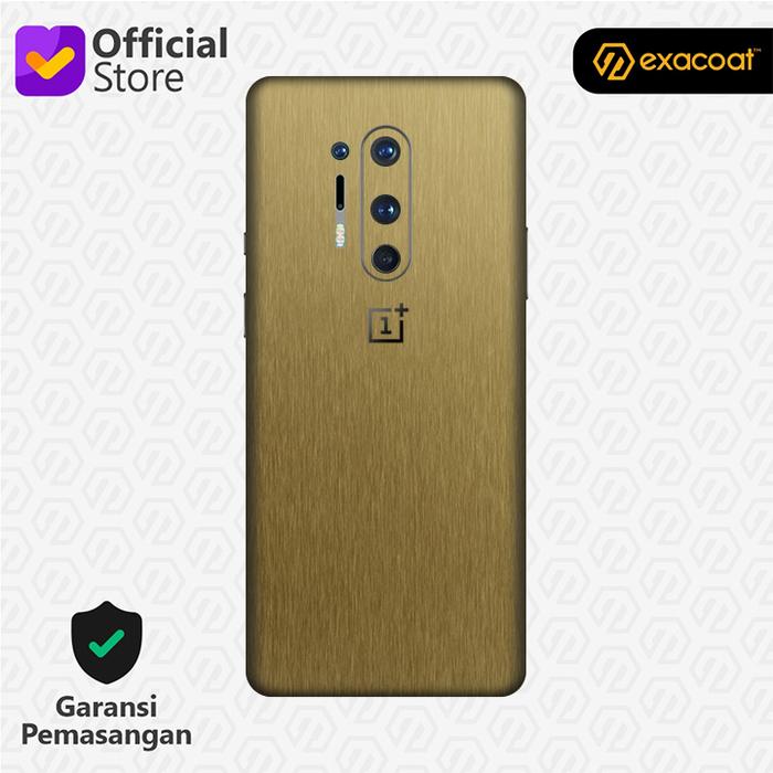 Gambar [EXACOAT] OnePlus 8 Pro 3M Skin / Garskin - Titanium - Gold, Model Cut Only dari Exacoat undefined Tokopedia