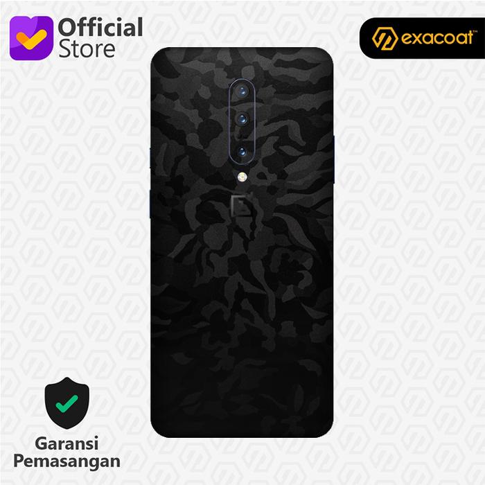 Gambar [EXACOAT] OnePlus 7 Pro Skins 3M Skin / Garskin - Black Camo - Model Cut Only dari Exacoat undefined Tokopedia