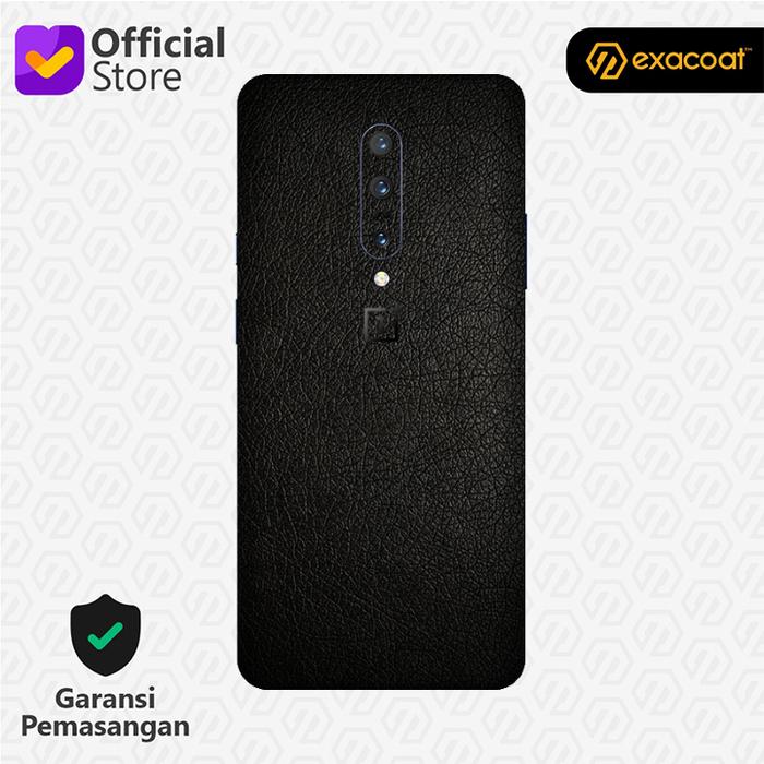 Gambar [EXACOAT] OnePlus 7 Pro 3M Skin / Garskin - Leather Black - Model Cut Only dari Exacoat undefined Tokopedia