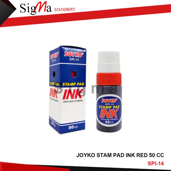 Gambar Tinta stamp pad ink joyko SPI-13 SATUAN - Merah dari Sigma Stationery undefined Tokopedia