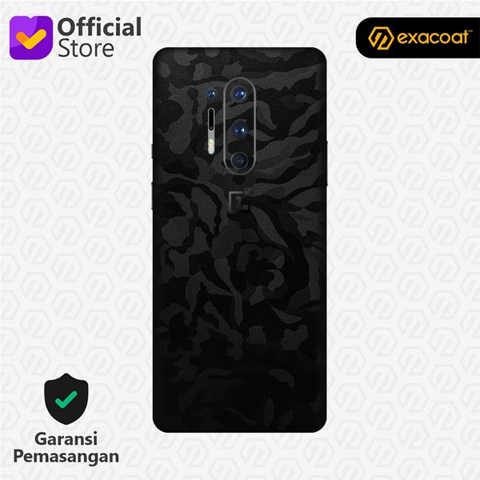 Gambar [EXACOAT] OnePlus 8 Pro Skins 3M Skin / Garskin - Black Camo - Model Cut Only dari Exacoat undefined Tokopedia
