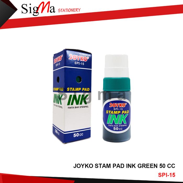 Gambar Tinta stamp pad ink joyko SPI-13 SATUAN - Hijau dari Sigma Stationery undefined Tokopedia