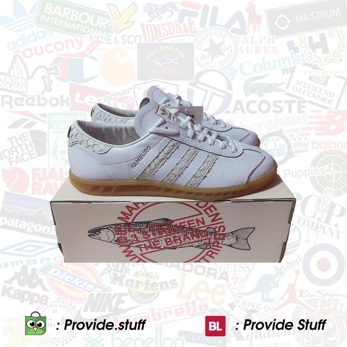 Jual Adidas Hamburg Fish Market White 