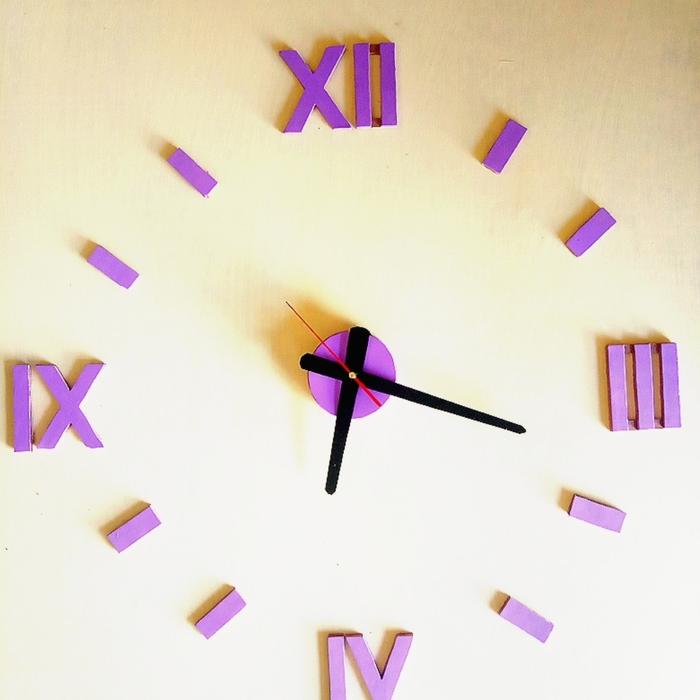 Gambar Jam Tembok Model Romawi - Ungu dari Bagus organizer kudus undefined Tokopedia